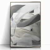 Moody Modern Wall Art – Contemporary Black & Gray Abstract Painting