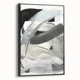 Moody Modern Wall Art – Contemporary Black & Gray Abstract Painting