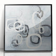 Modern Monochrome Wall Art – Abstract Geometric Design