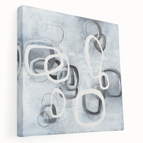 Modern Monochrome Wall Art – Abstract Geometric Design