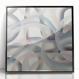 Soft Curve Harmony – Colorful Abstract Wall Hangings in Pastel Tones