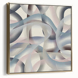 Soft Curve Harmony – Colorful Abstract Wall Hangings in Pastel Tones