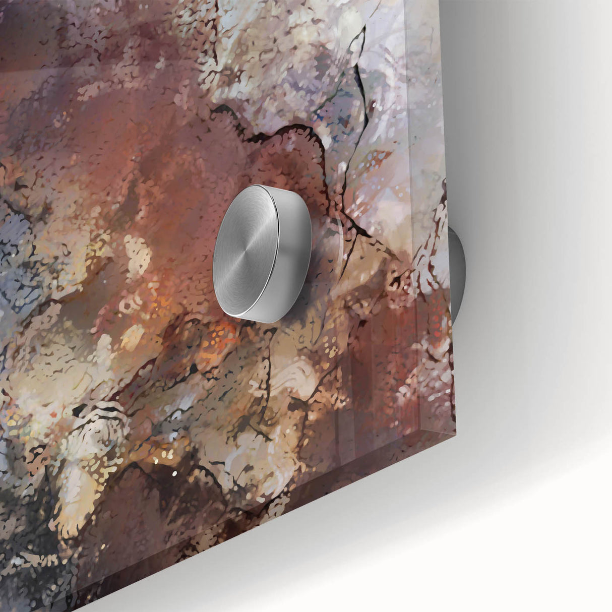 Earthen Harmony Abstracts – Moody Blue and Brown Modern Wall Art