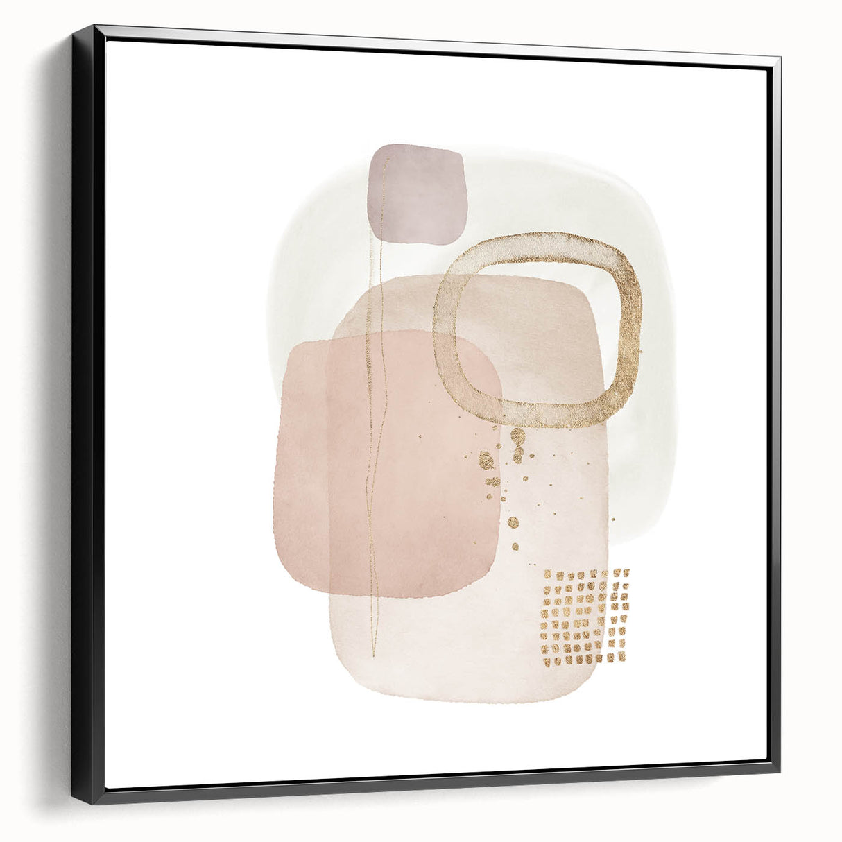 Contemporary Minimalist Wall Art – Abstract Geometric Framed Print
