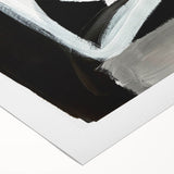 Large Abstract Wall Art – Monochrome Modern Painting in Gray & White