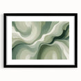 Neutral Green Abstract Fluid Canvas Art - Fluid Acrylic Wall Decor