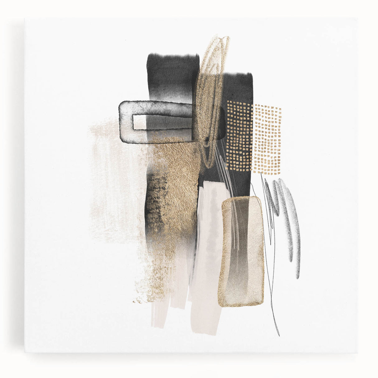 Abstract Geometric Framed Art – Minimalist Wall Art for Interiors