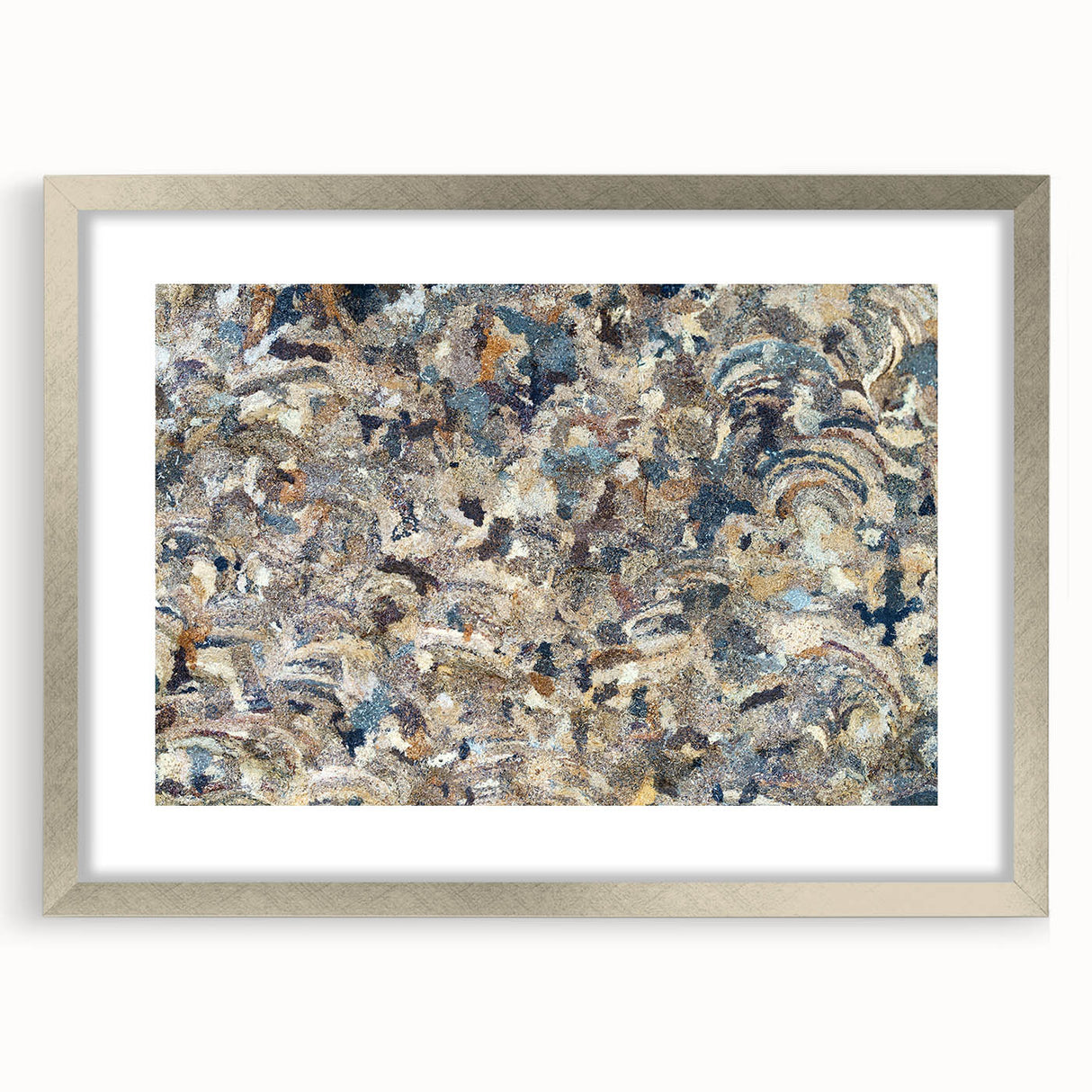 Peaceful Scenery Framed Art – Earthy Abstract Landscape