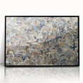 Peaceful Scenery Framed Art – Earthy Abstract Landscape
