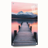 Tranquil Pier Sunset – Scenic Landscape & Nature Art Prints
