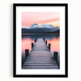 Tranquil Pier Sunset – Scenic Landscape & Nature Art Prints