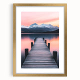 Tranquil Pier Sunset – Scenic Landscape & Nature Art Prints