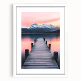 Tranquil Pier Sunset – Scenic Landscape & Nature Art Prints