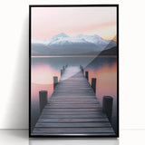 Tranquil Pier Sunset – Scenic Landscape & Nature Art Prints