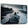 Stormy Black Sand Beach – Fine Art Ocean Photography