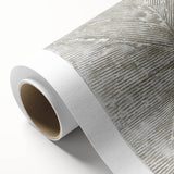 Minimalist Textured Art Pieces – Beige and Gray Radial Line Design