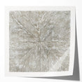Minimalist Textured Art Pieces – Beige and Gray Radial Line Design