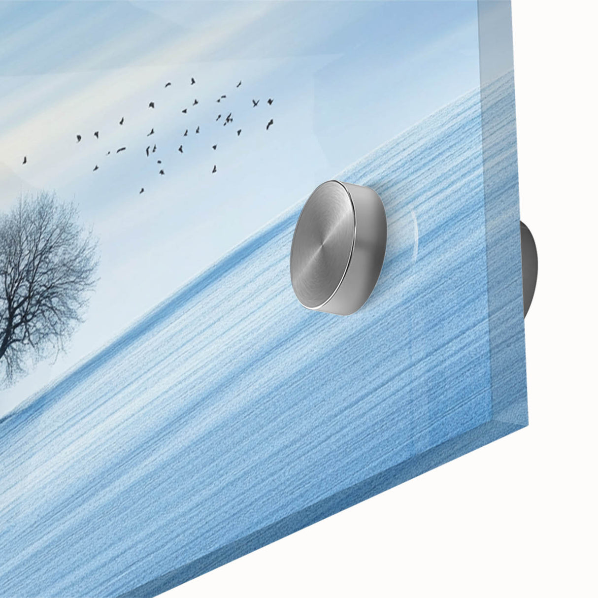 Minimalist Winter Wonderland – Serene Snowy Landscape Print