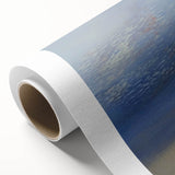 Modern Art Prints – Soft Blue & White Abstract Canvas Wall Art