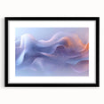 Modern Fluid Art Prints – Celestial Blue, Lilac & Peach Wall Decor