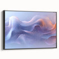 Modern Fluid Art Prints – Celestial Blue, Lilac & Peach Wall Decor