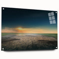 Serene Sunset Wall Art – Tranquil Nature Starry Sky Print