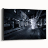 City Skyline Wall Art – Cinematic Moody Night Street Print
