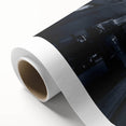 City Skyline Wall Art – Cinematic Moody Night Street Print