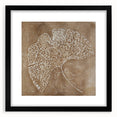 Serene Landscape Wall Art – Tranquil Nature Canvas Print in Beige
