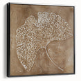 Serene Landscape Wall Art – Tranquil Nature Canvas Print in Beige