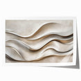 Sculpted Waves – Silver Fluid Abstract Wall Art in Soft Tones