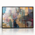 Geometric Abstract Art Prints – Urban Color Blocks & Linework