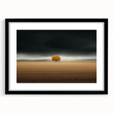 Golden Solitary Tree – Dramatic Landscape & Nature Art Prints