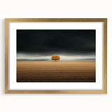 Golden Solitary Tree – Dramatic Landscape & Nature Art Prints