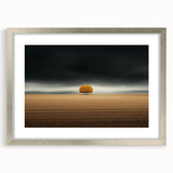 Golden Solitary Tree – Dramatic Landscape & Nature Art Prints