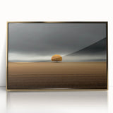 Golden Solitary Tree – Dramatic Landscape & Nature Art Prints