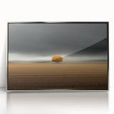 Golden Solitary Tree – Dramatic Landscape & Nature Art Prints