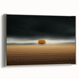 Golden Solitary Tree – Dramatic Landscape & Nature Art Prints
