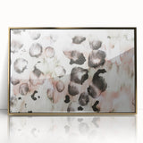 Earthen Harmony Abstracts – Blush and Black Modern Watercolor Wall Art