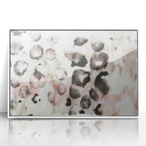 Earthen Harmony Abstracts – Blush and Black Modern Watercolor Wall Art