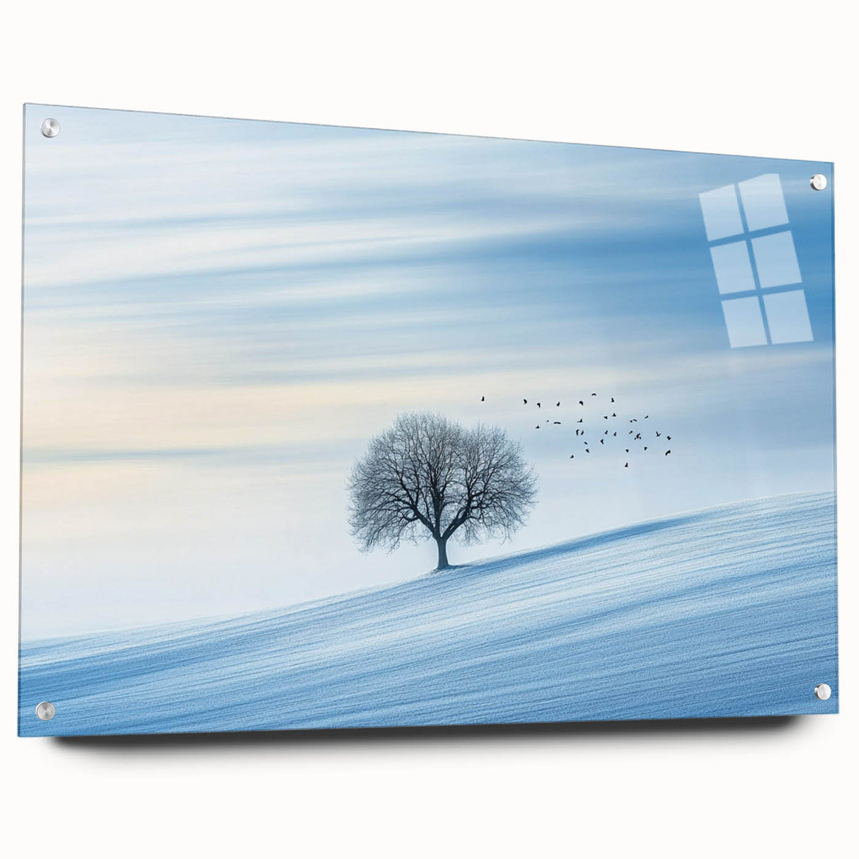 Winter Serenity Tree – Tranquil Landscape & Nature Art Prints