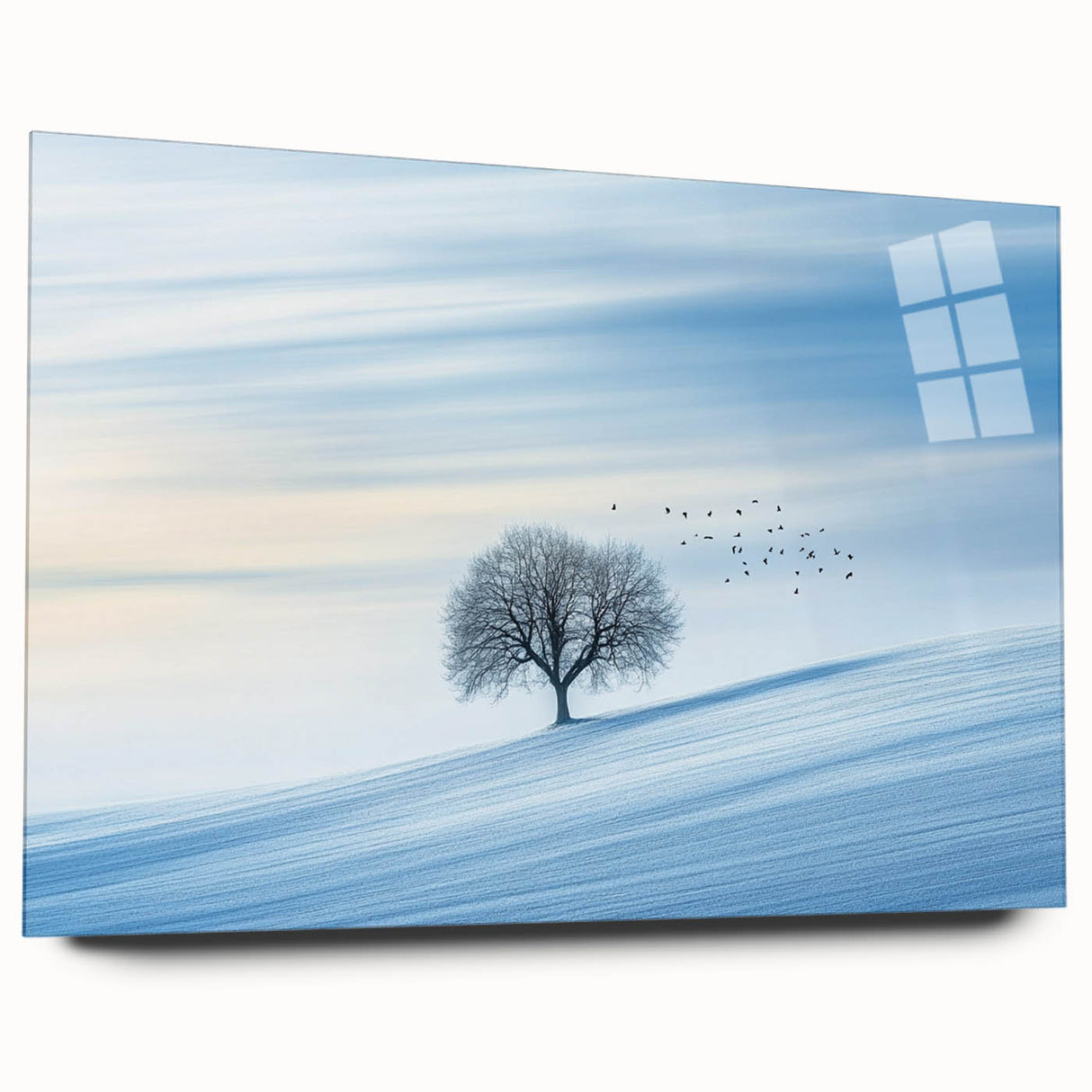 Winter Serenity Tree – Tranquil Landscape & Nature Art Prints