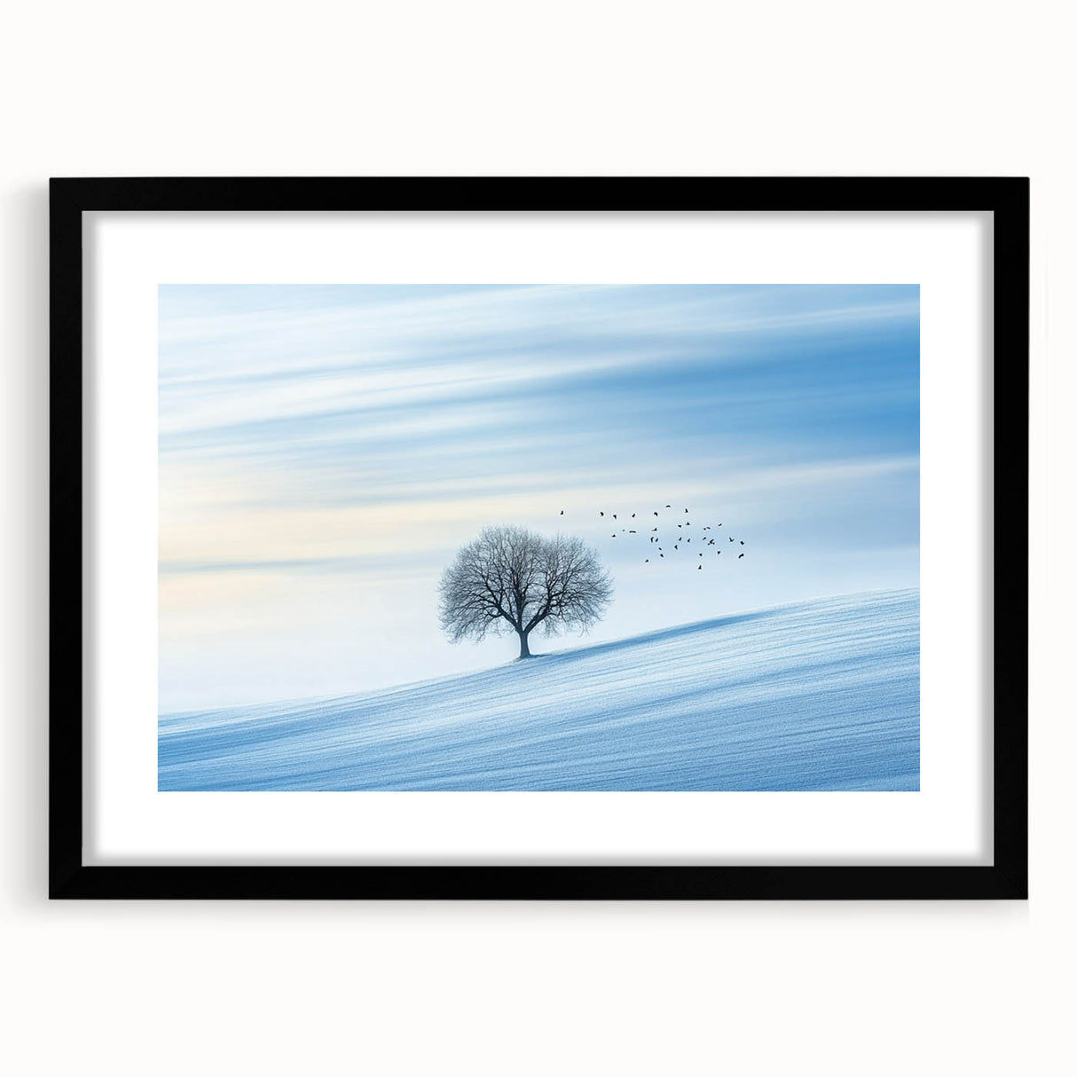 Winter Serenity Tree – Tranquil Landscape & Nature Art Prints