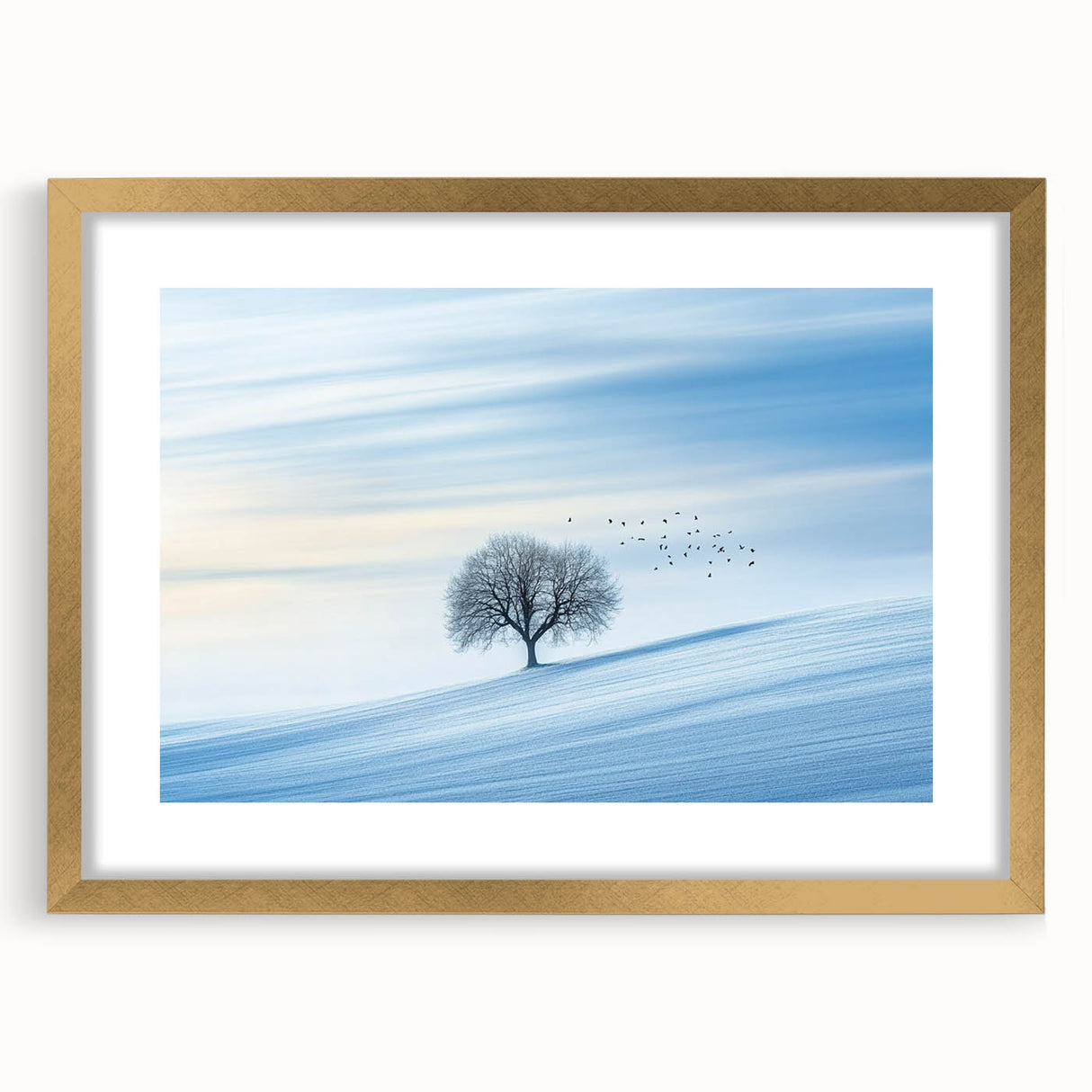Winter Serenity Tree – Tranquil Landscape & Nature Art Prints