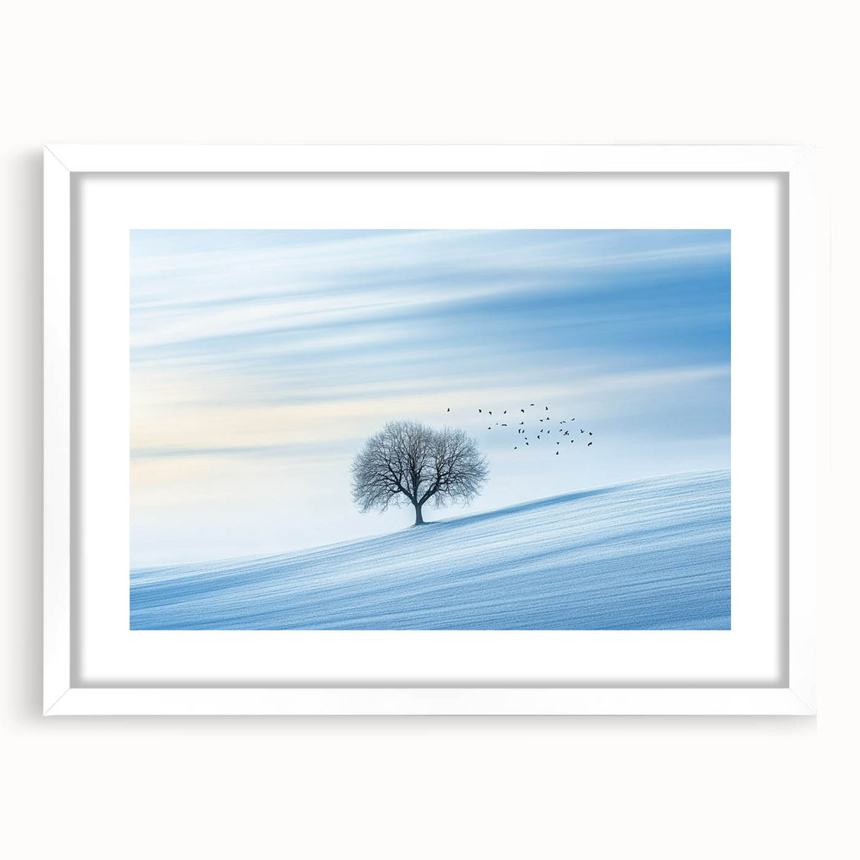 Winter Serenity Tree – Tranquil Landscape & Nature Art Prints