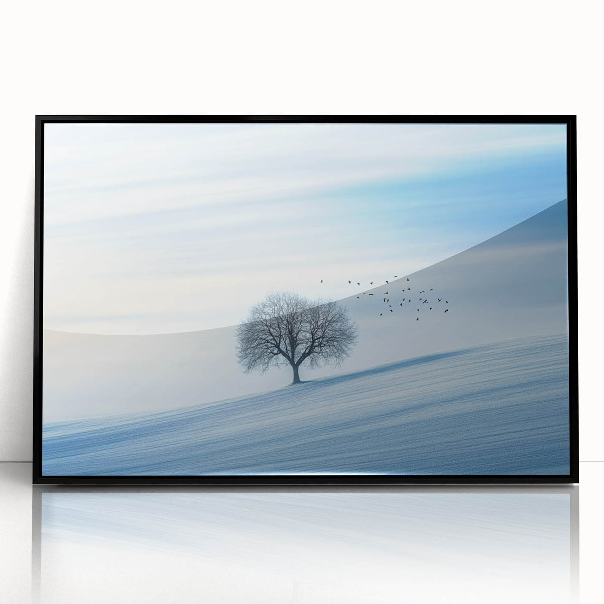 Winter Serenity Tree – Tranquil Landscape & Nature Art Prints