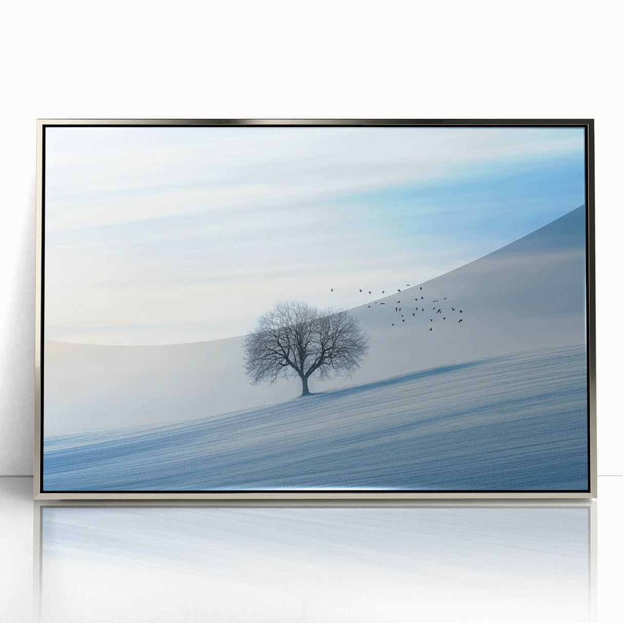 Winter Serenity Tree – Tranquil Landscape & Nature Art Prints