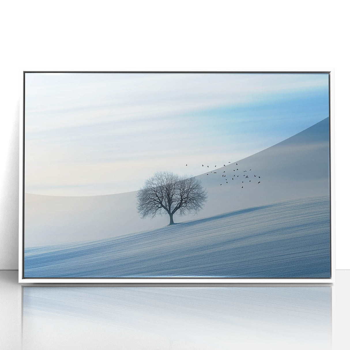 Winter Serenity Tree – Tranquil Landscape & Nature Art Prints