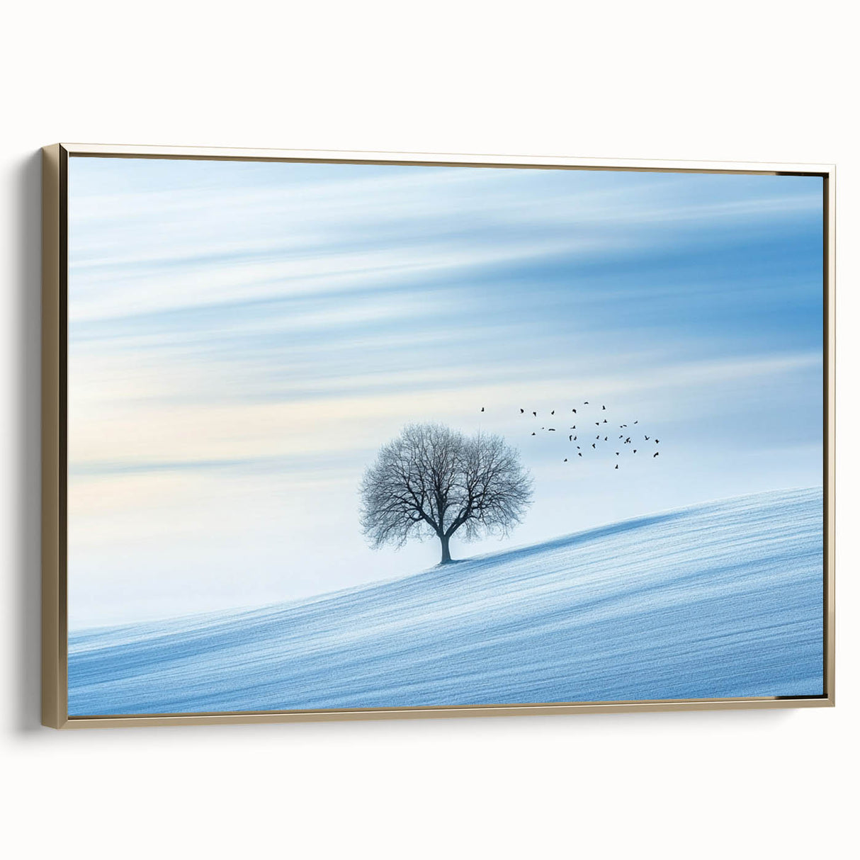 Winter Serenity Tree – Tranquil Landscape & Nature Art Prints