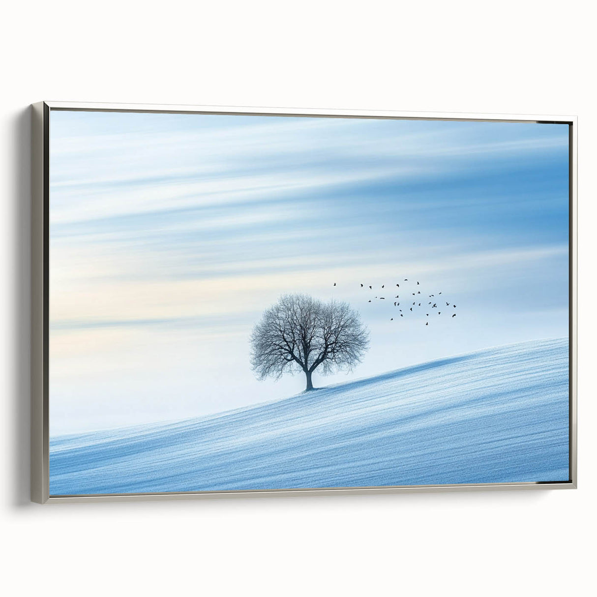Winter Serenity Tree – Tranquil Landscape & Nature Art Prints